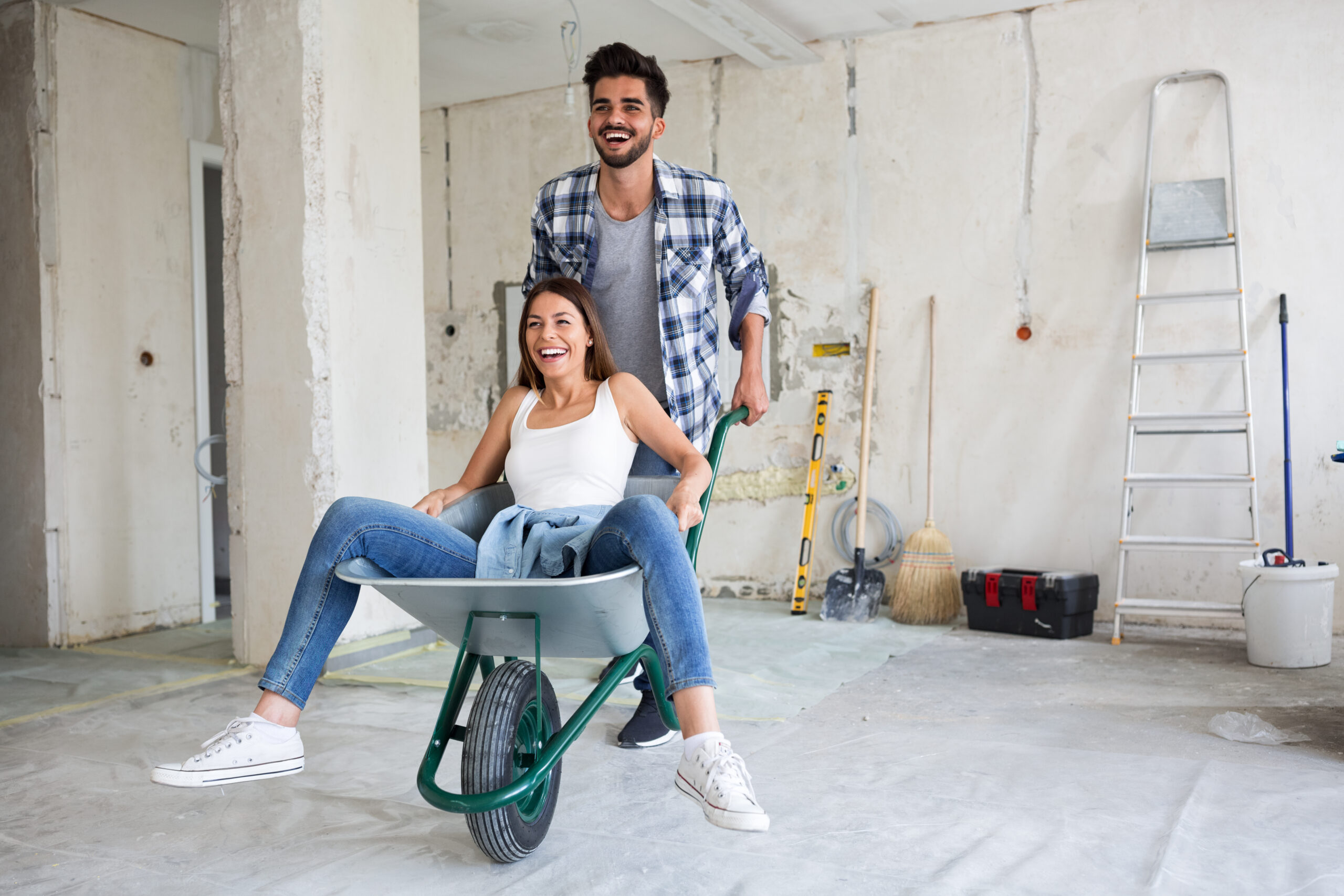 Couple investing equity into home renovation