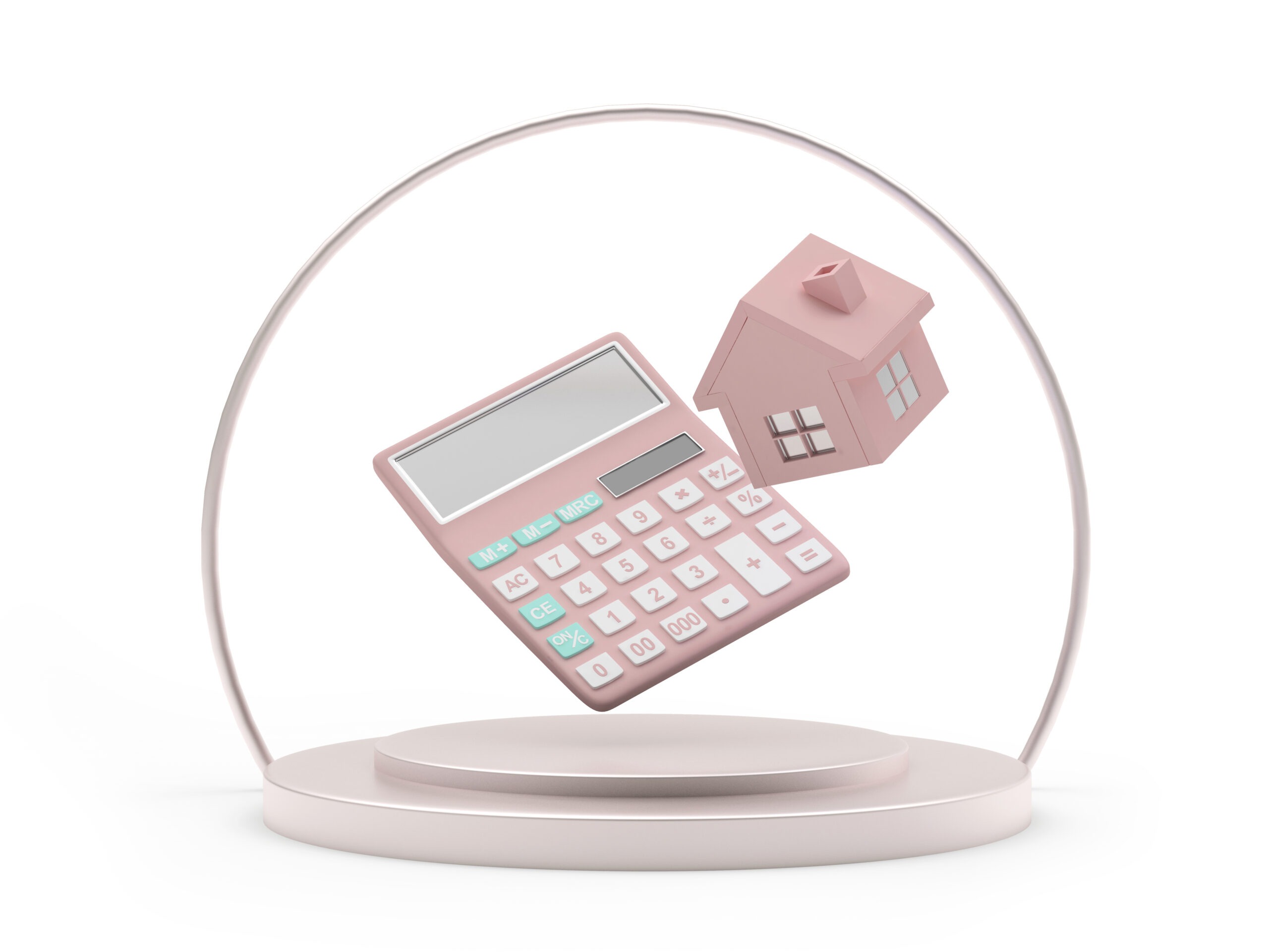 Mortgage calculator with home model