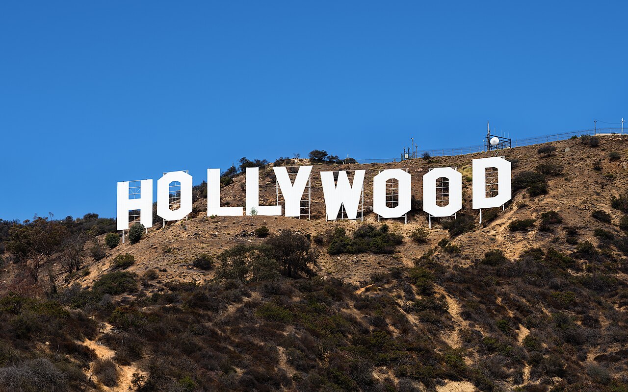 Hollywood Sign overlooking Los Angeles, California