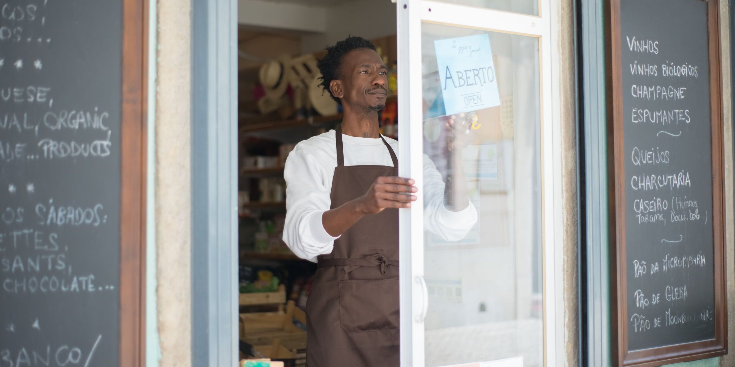 Texas self-employed business owner – bank statement loans hero Texas self-employed business owner opening for business with bank statement loan financing